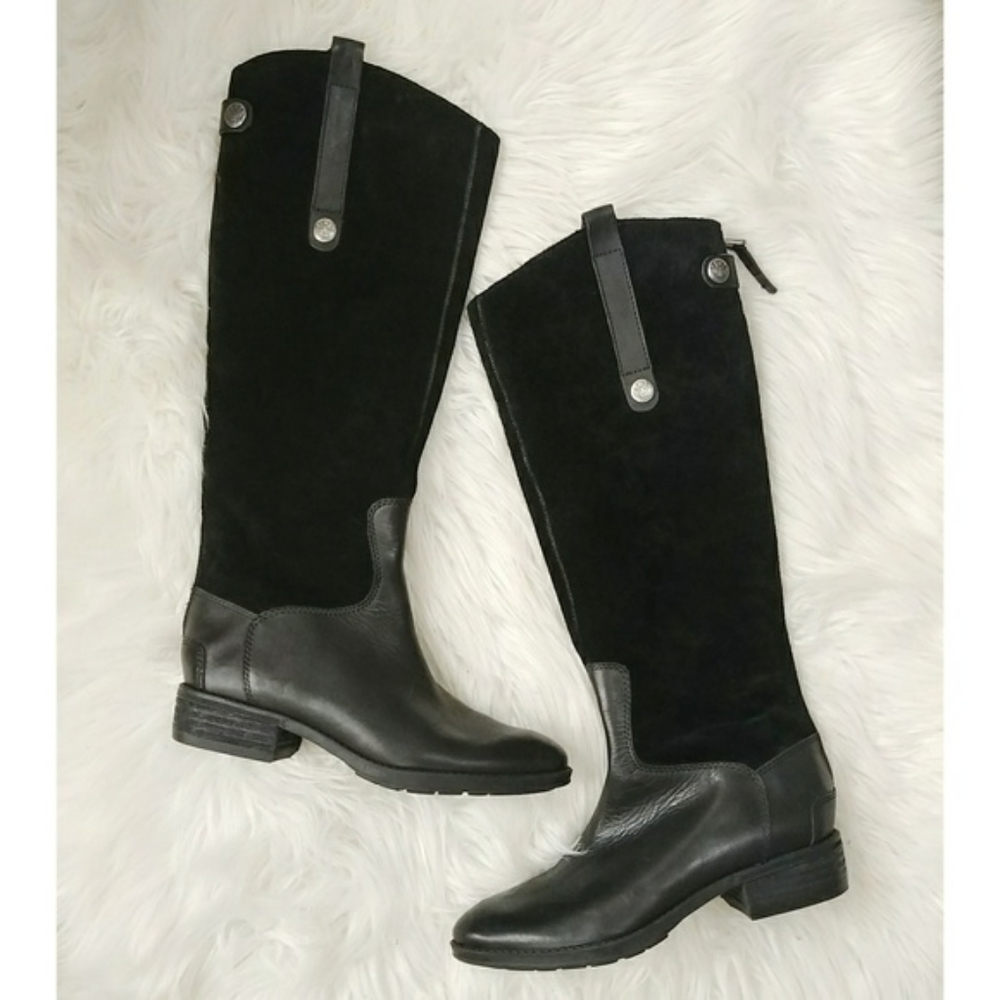 Sam Edelman Boots Pembrooke Leather Suede 5 - Picture 2 of 6